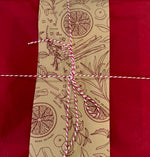 Gift wrap card and wrapping option.