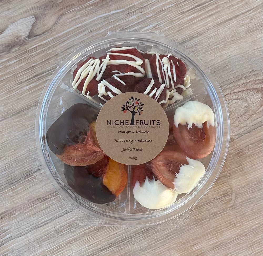 Mariposa, Raspberry and Jaffa Trio
